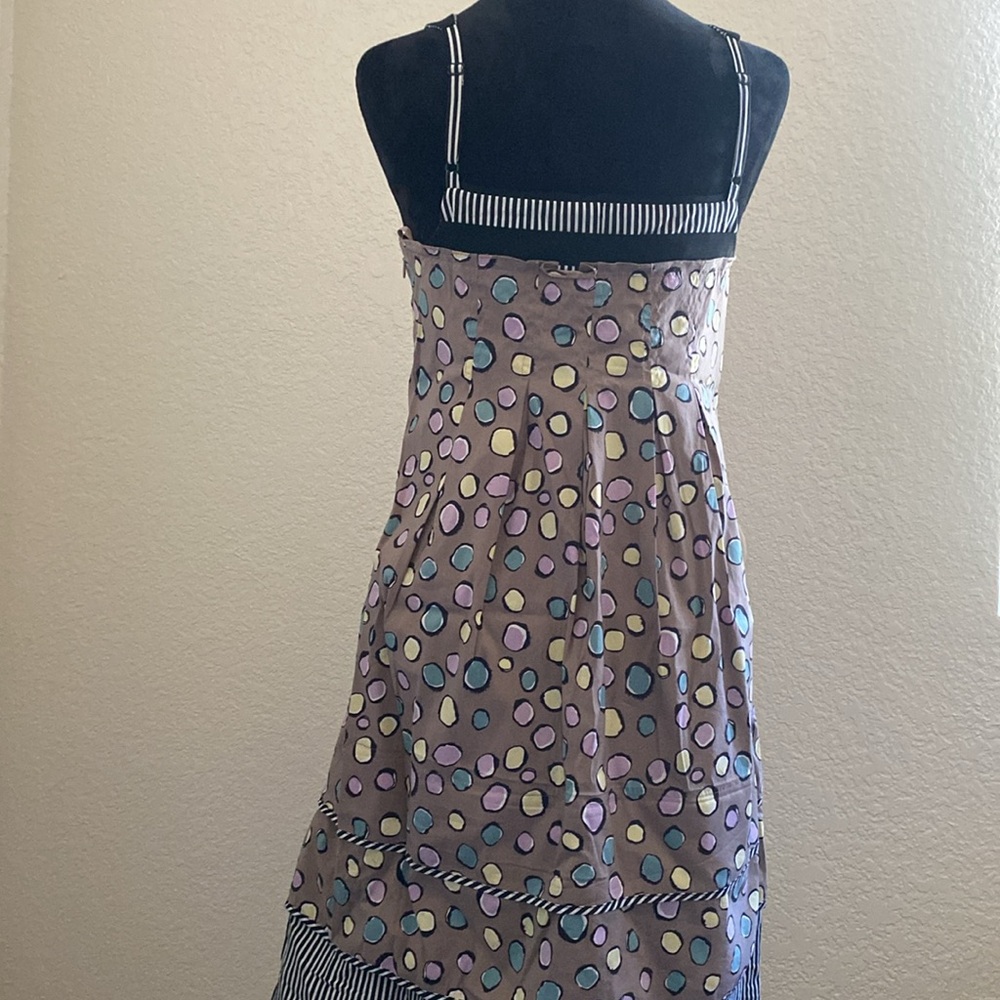BCBG Max Azria size 2 dress stripes and polka dots! - Picture 7 of 14